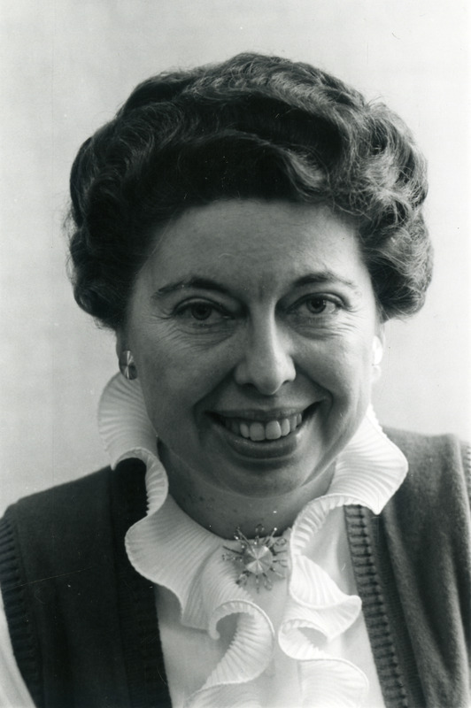 Margaret May Gross, Assistant to the Dean of the Library, is shown in this portrait taken in 1972.