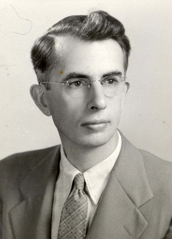 Robert W. Orr, Professor and Director of Libraries, is shown in this portrait taken in 1946.