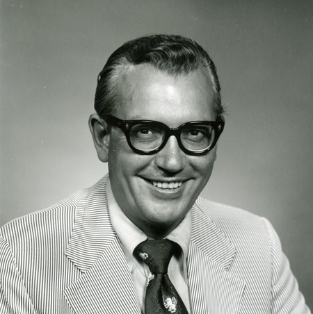 Warren B. Kuhn, Dean of the Library, is shown in this portrait taken in 1973.