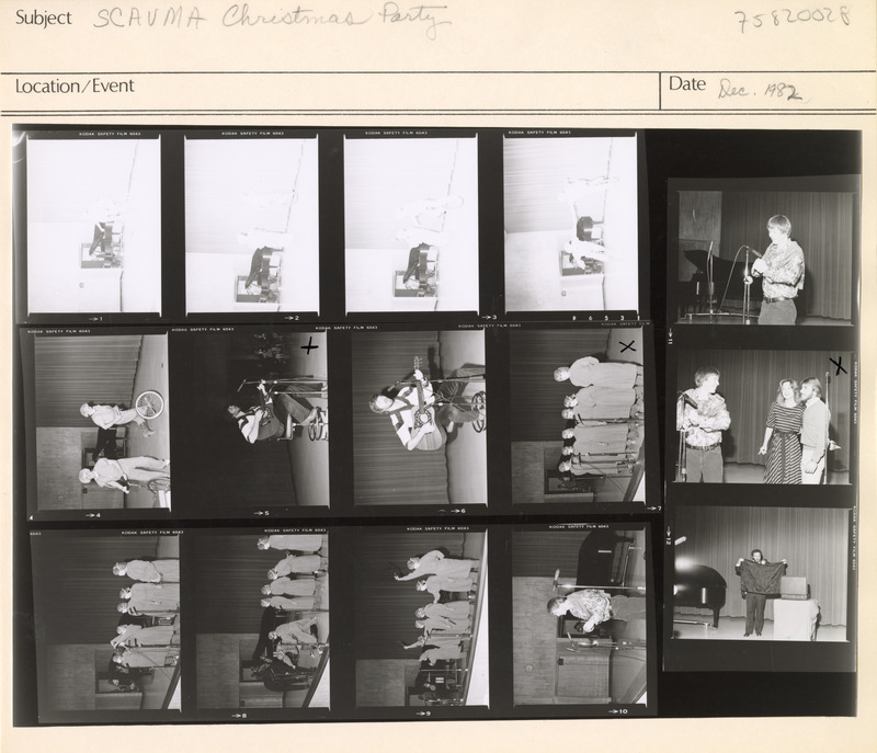 Annotation: "SCAVMA Christmas Party"