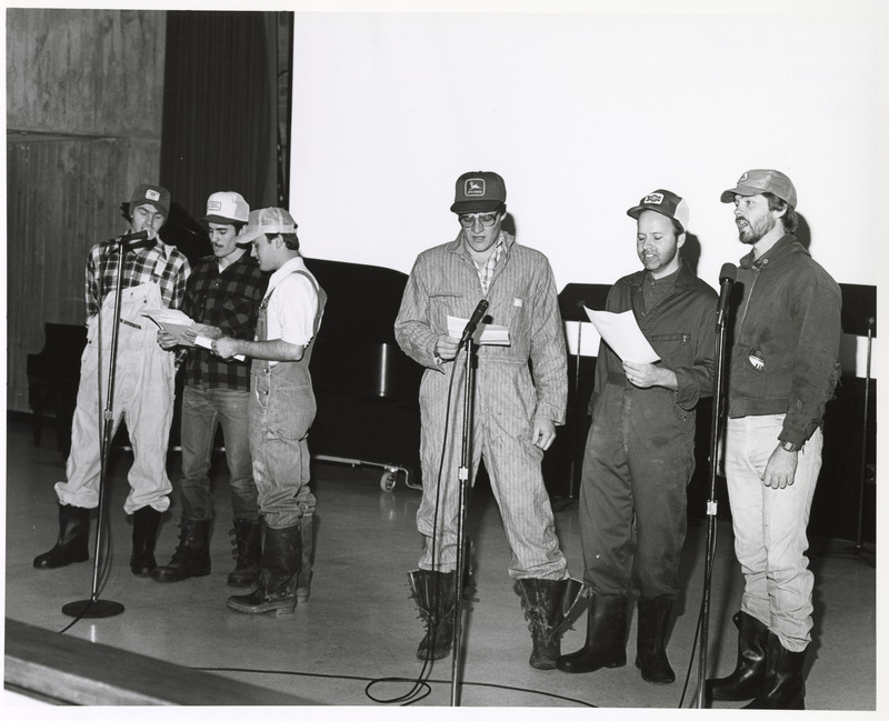 Photograph of the 1983 SCAVMA Christmas party