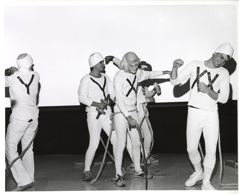 Photograph of the 1983 SCAVMA Christmas party