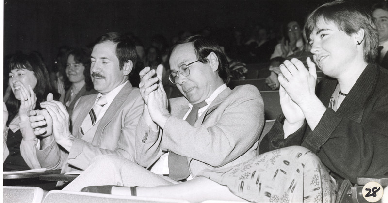 Photograph of the 1985 SCAVMA Christmas party