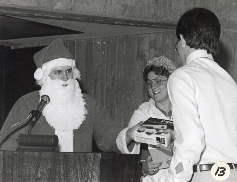 Photograph of the 1985 SCAVMA Christmas party