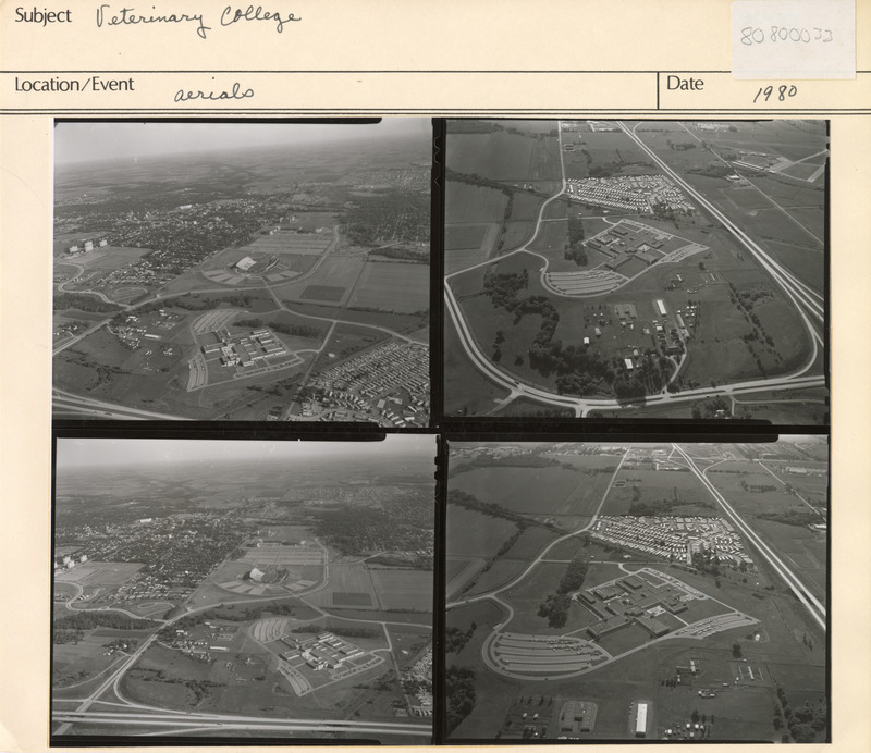 Annotation: "Veterinary College. Aerials"