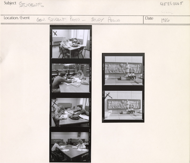 Annotation: "Students. Gen. student photo - study period"