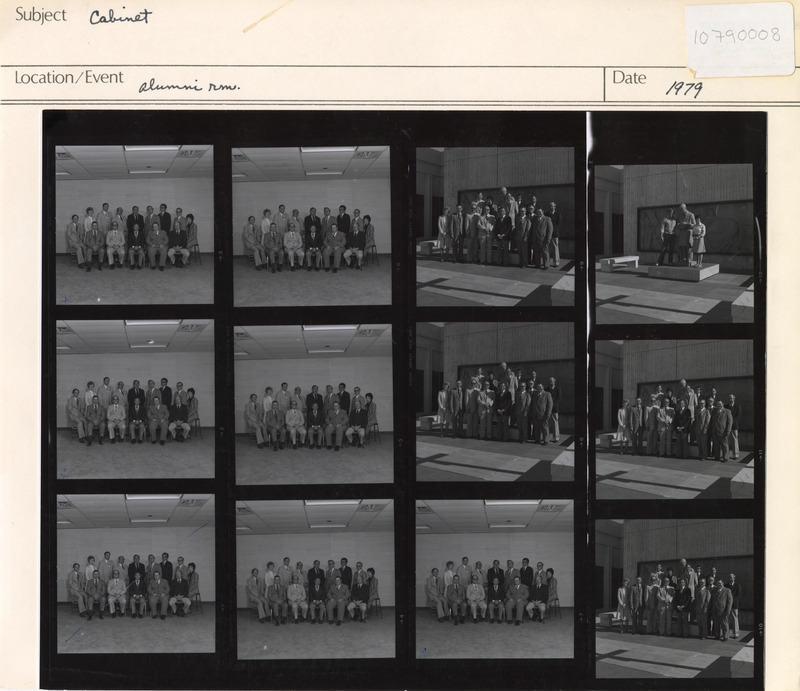 Annotation: "Cabinet. Alumni Room"