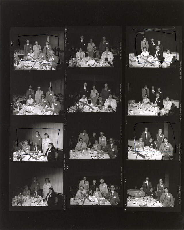 Contact sheet with images of Ramsey event