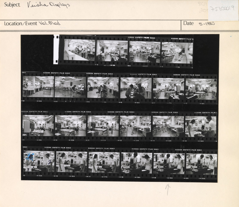 Annotation: "Veishea Displays. Vet. Med."