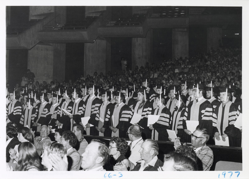 Annotation: "1977. Graduation"