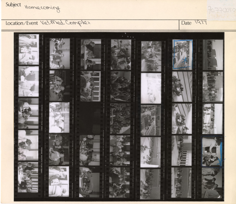 Annotation: "Homecoming. Vet. Med. Complex"