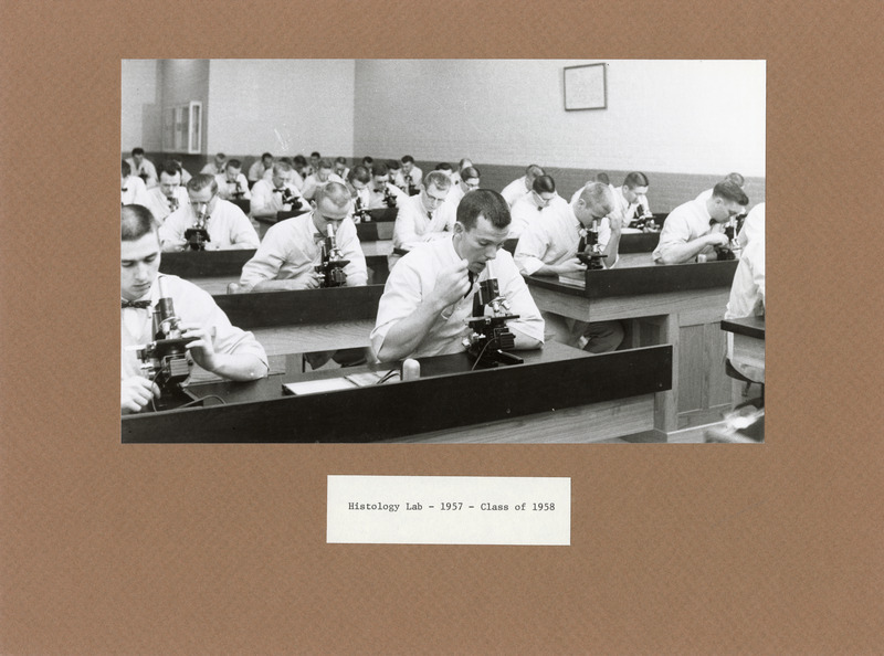 Annotation: "Histology Lab - 1957 - Class of 1958"