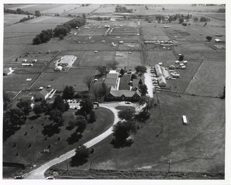 Aerial photograph of the Veterinary Medical Research Institute