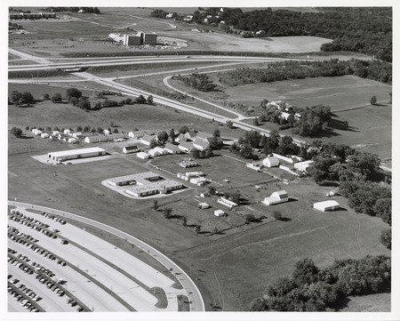 Aerial photograph of the Veterinary Medical Research Institute