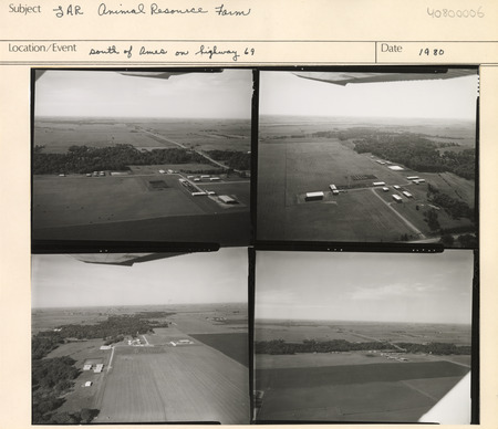 Annotation: "LAR Animal Resource Farm. South of Ames on highway 69"