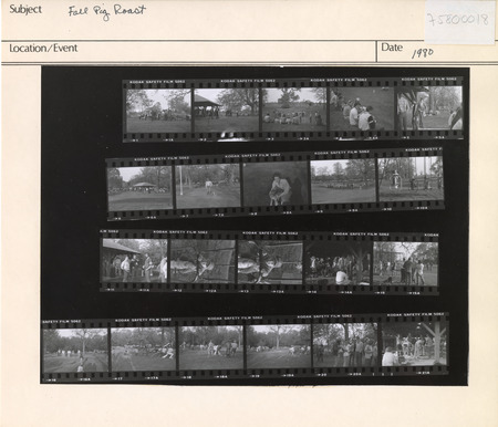 Annotation: "Fall Pig Roast"