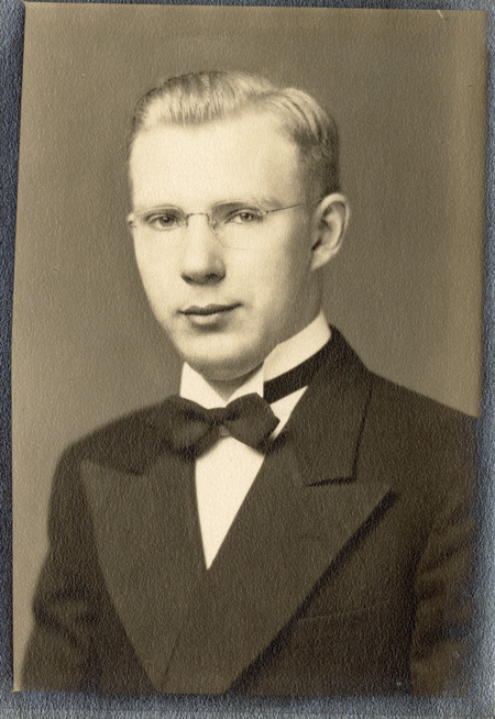 Photograph of Russell E. "Doc" Rasmussen, Class of 1942