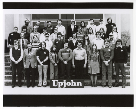 Photograph of Class of 1975 tour of the Upjohn Company