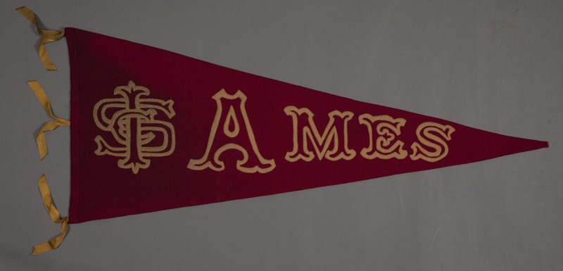 Iowa State College "Ames" pennant.