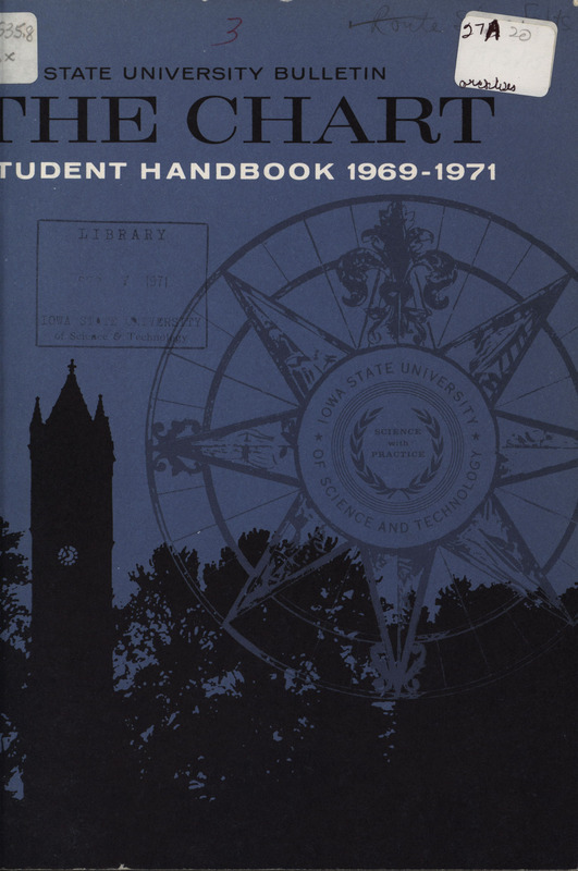 Copy of "The chart, student handbook 1969-1971.".