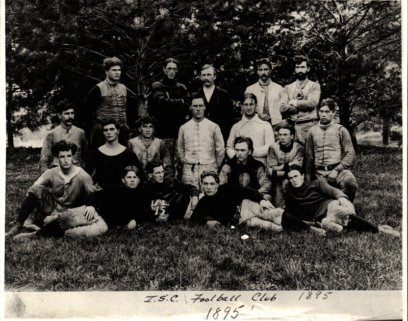 Photograph of the ISC Football Club, 1895.