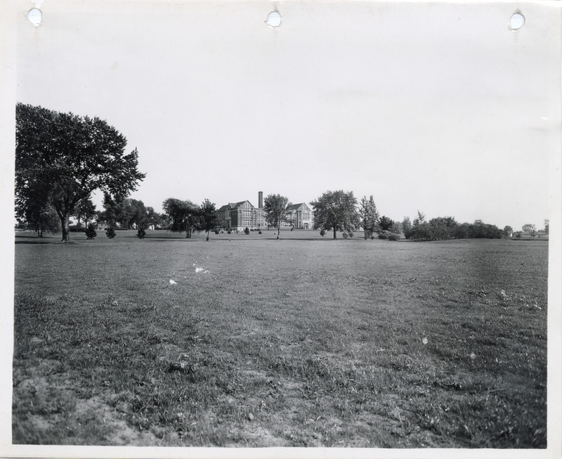 Photograph of a playground in Lowell School