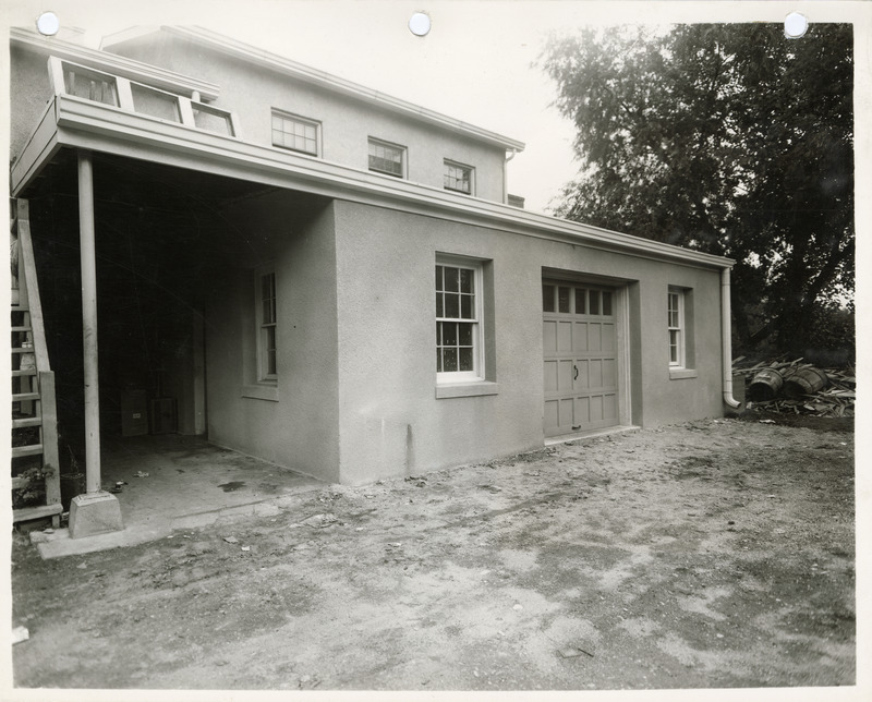 Photograph of an addition to the boiler room in Sunnycrest Sanitarium