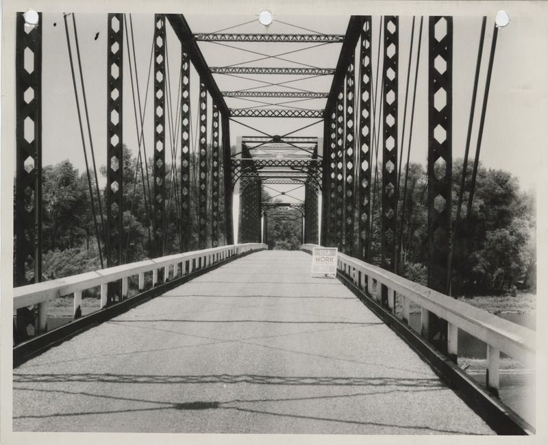 Photograph of a refloored bridge in Cedar Rapids