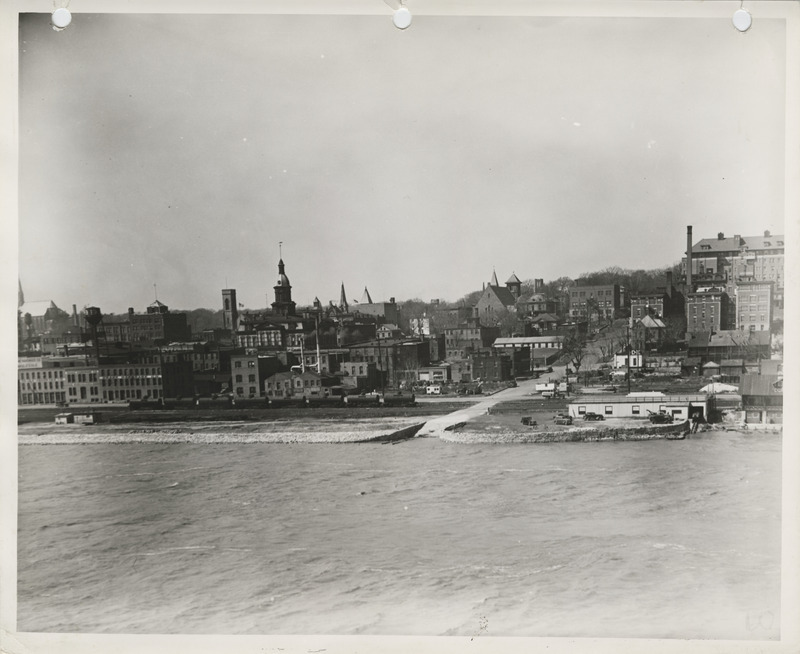 Photograph of a ramp at the Burlington riverfront