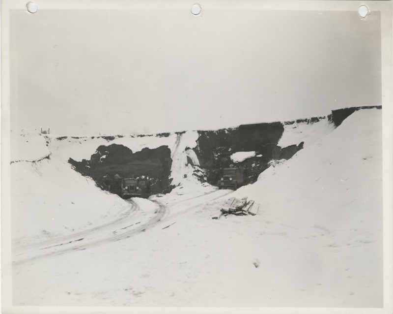 Photograph of a gravel pit in Louisa County