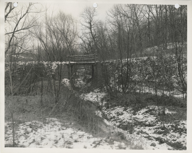 Photograph of a culvert at Wildcat Den State Park in Muscatine County