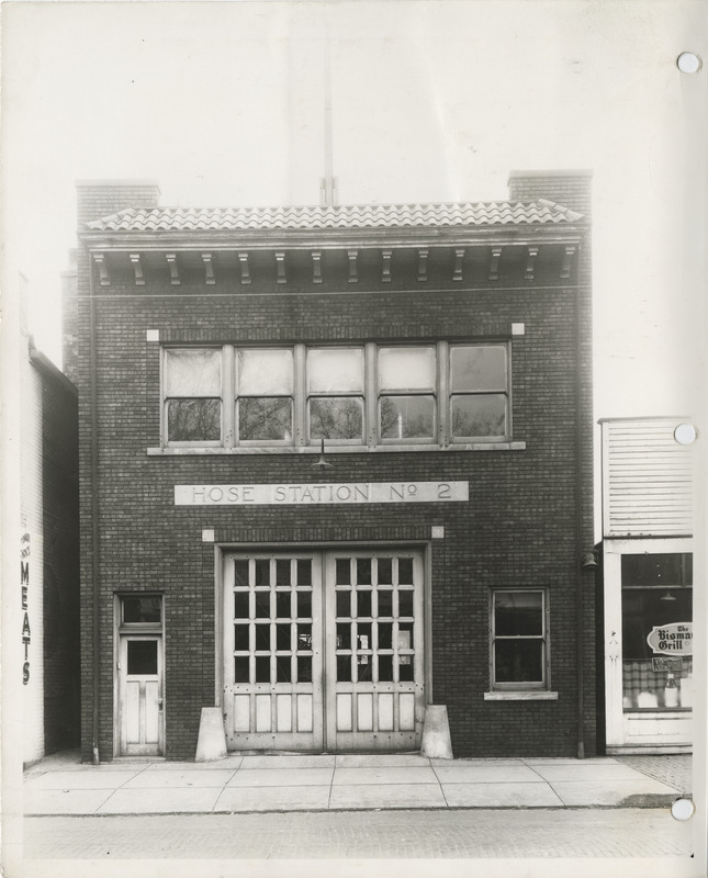 Photograph of Hose Station No. 2 in Davenport
