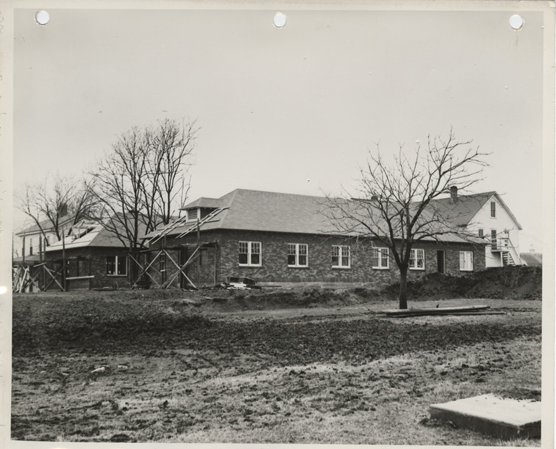 Photograph of buildings at a county farm in Appanoose County