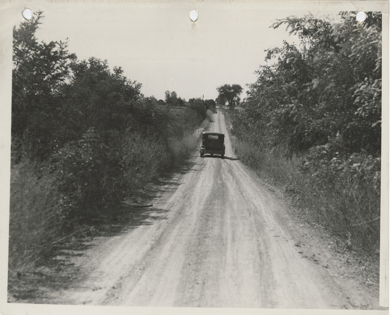 Photograph of a farm to market road in Appanoose County