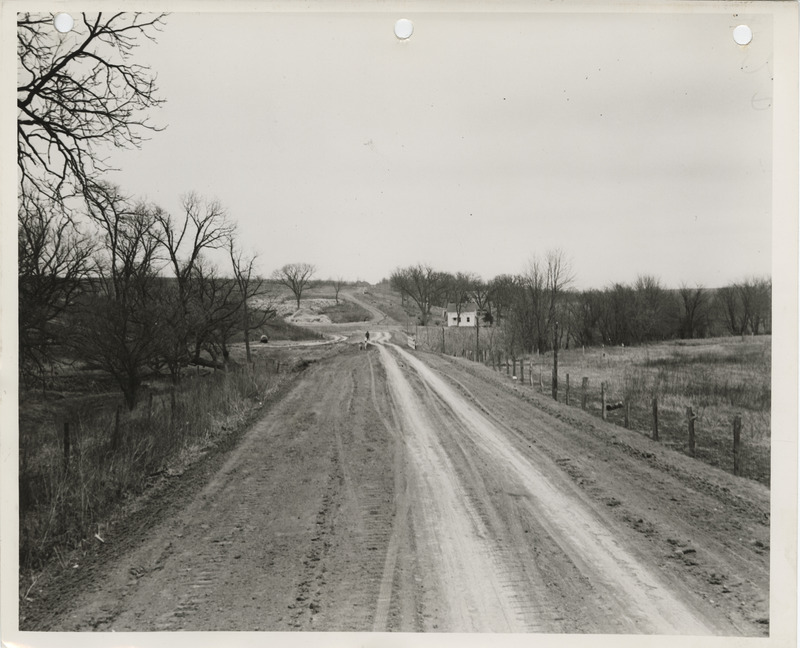 Photograph of a farm to market road in Clarke County