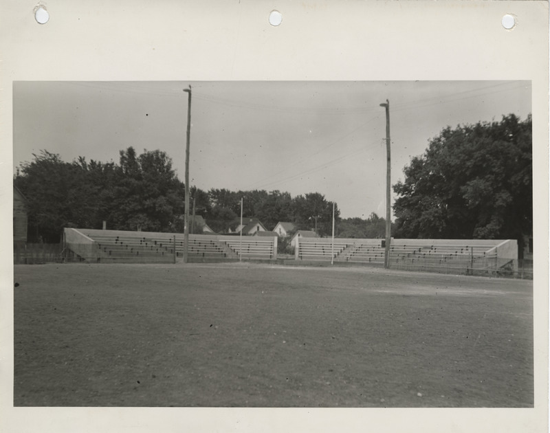 Photograph of high school bleachers in Grand Junction
