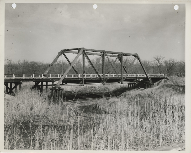 Photograph of a steel bridge on a farm to market road in Ringgold County