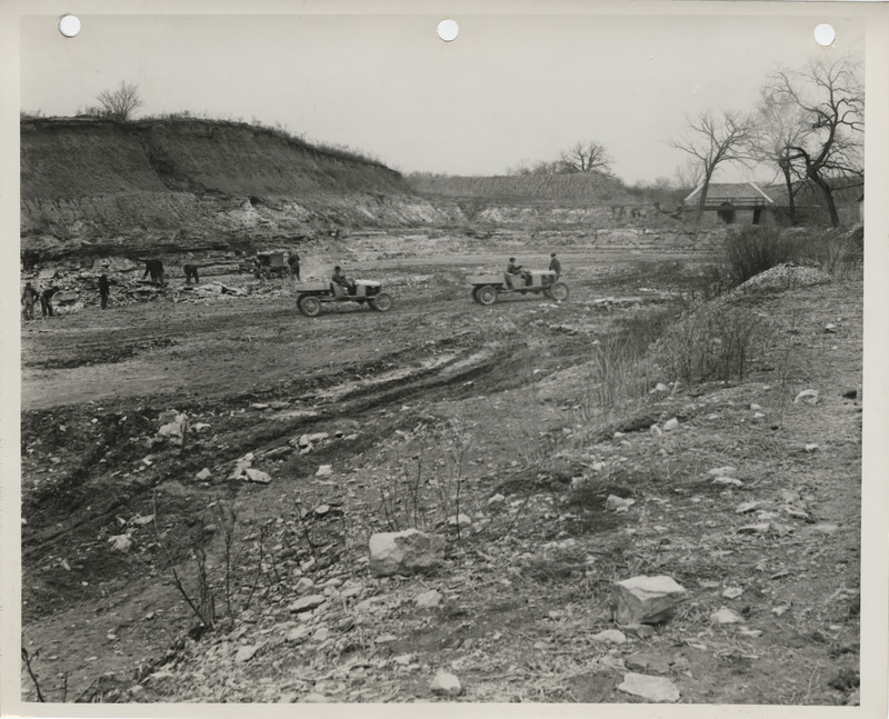 Photograph of people working at a quarry in Union County