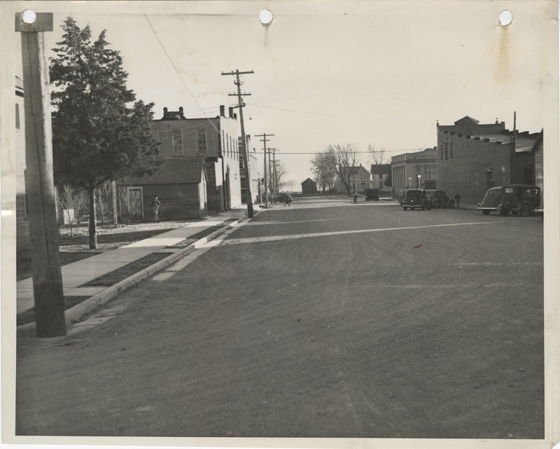 Photograph of curb and gutter construction in Breda