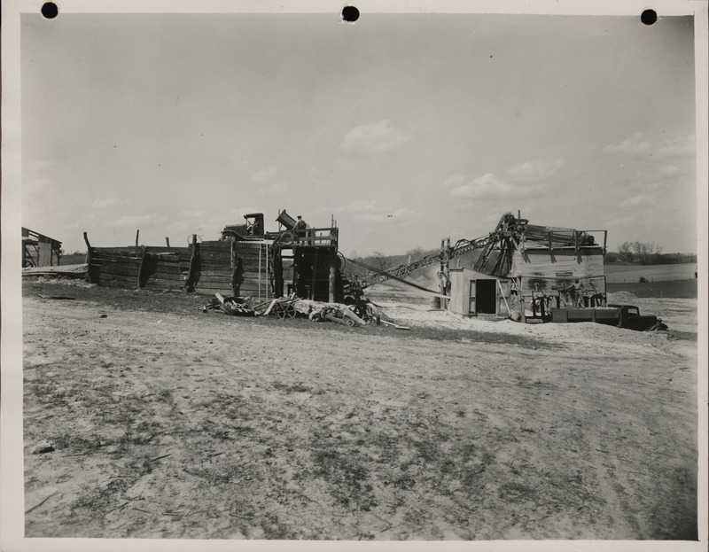 Photograph of men working at the quarry in Atlantic