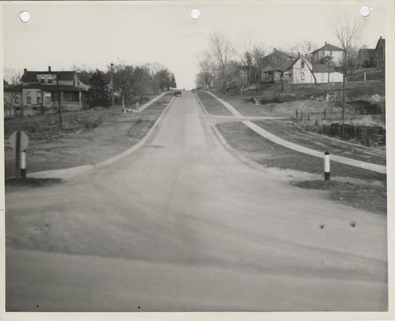 Photograph of street paving in Denison