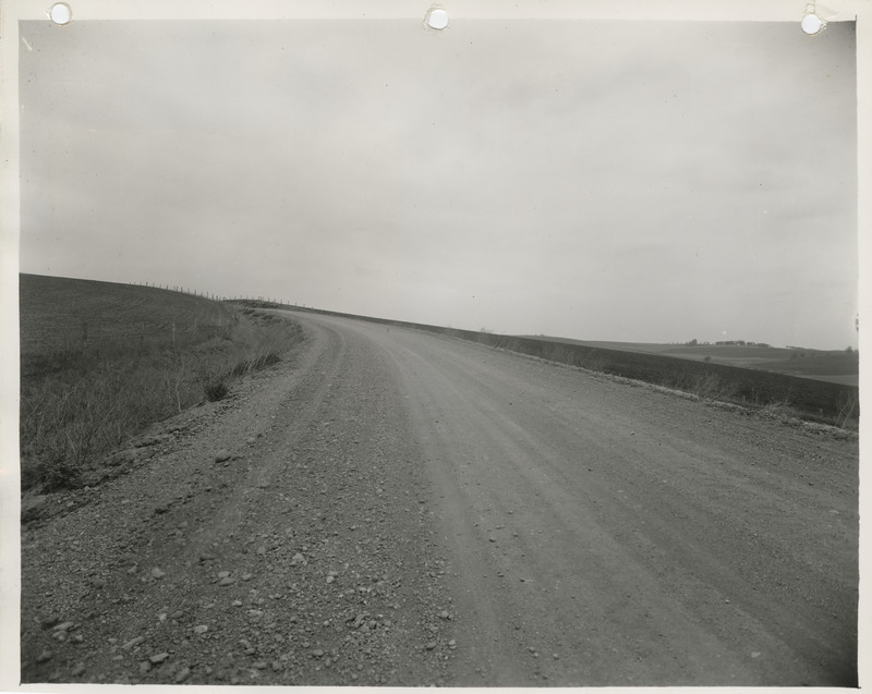 Photograph of farm-to-market road in Missouri Valley