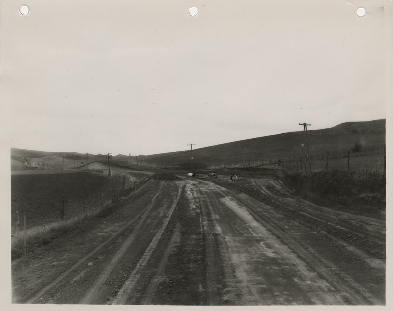 Photograph of farm-to-market road in Pisgah