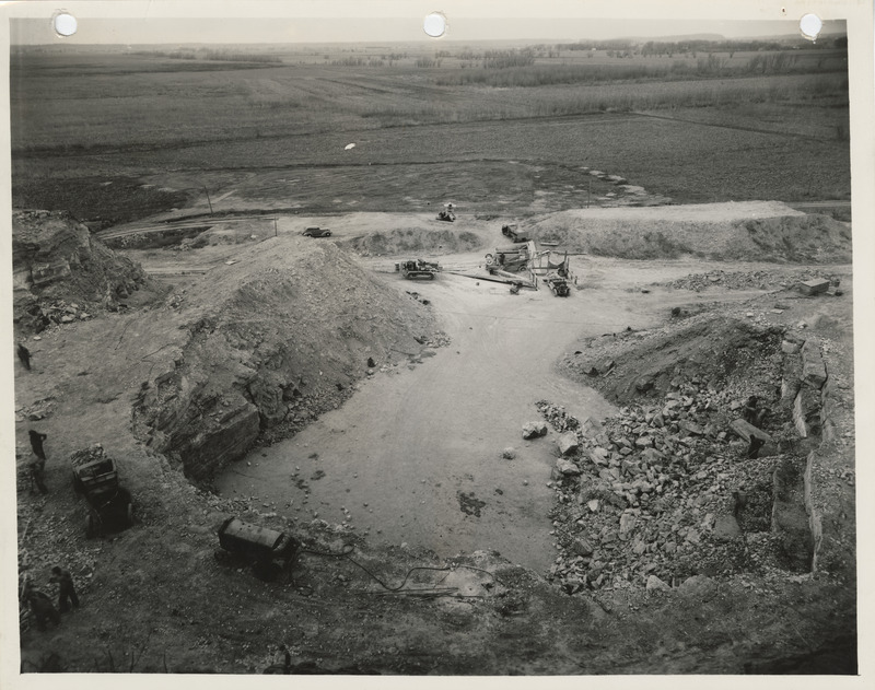 Photograph of quarry in Thurman