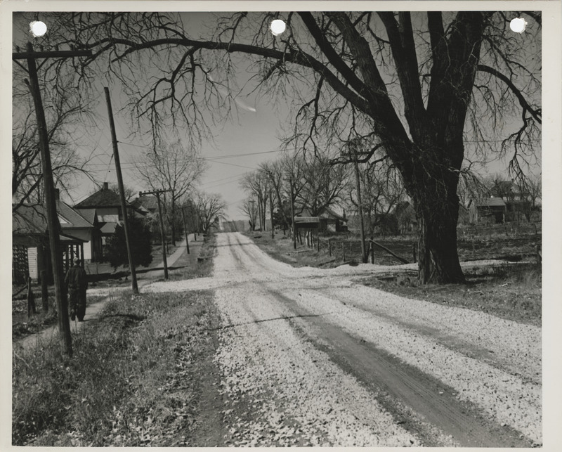 Photograph of street gravelling in Grant