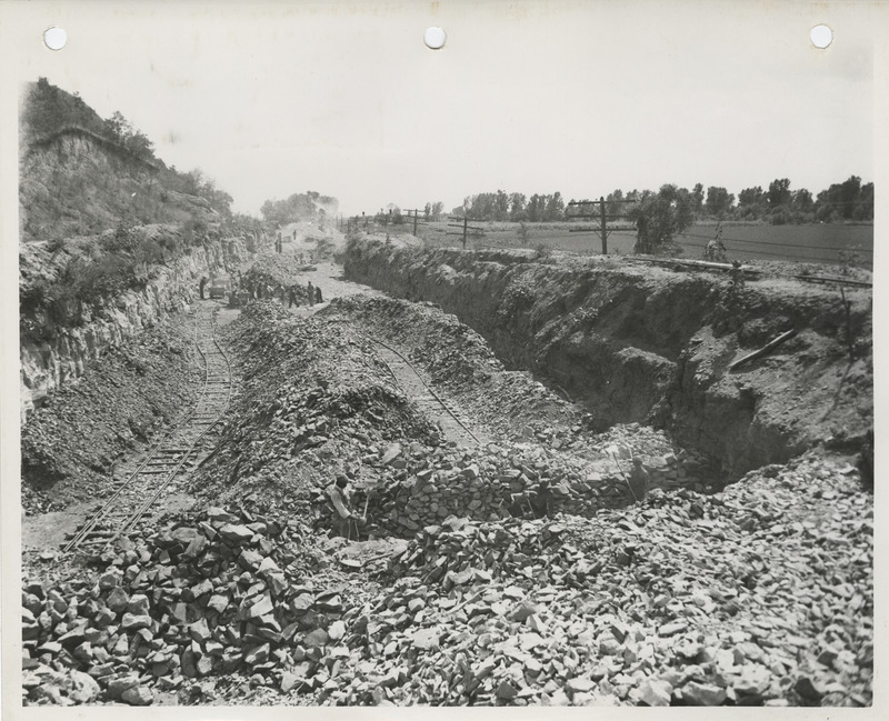 Photograph of a quarry in Pottawattamie County