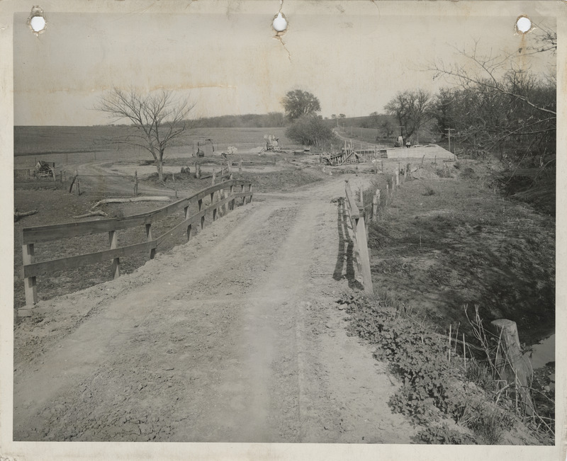Photograph of a road and bridge at Bedford State Park in Taylor County