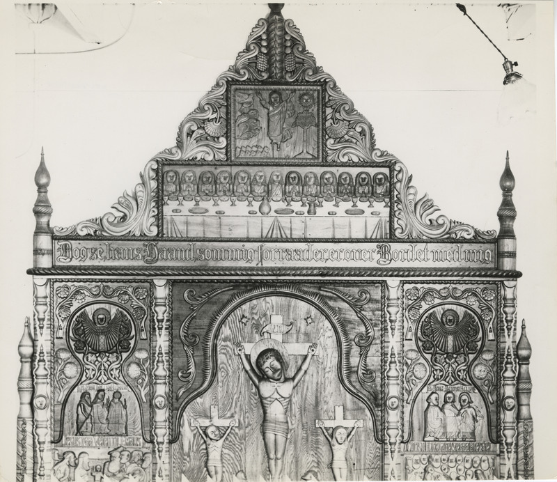 Photograph of the Lars Christenson altarpiece