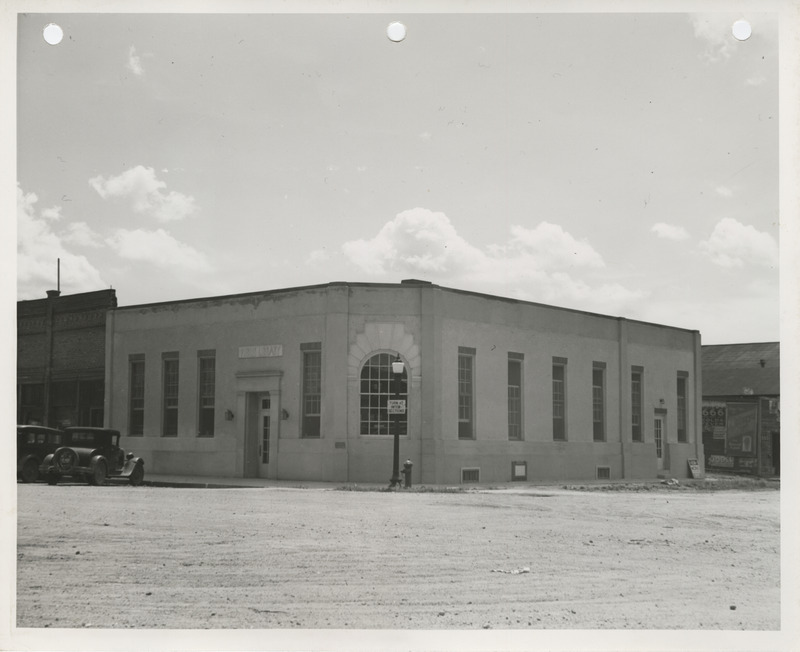 Photograph of the community building in Dexter
