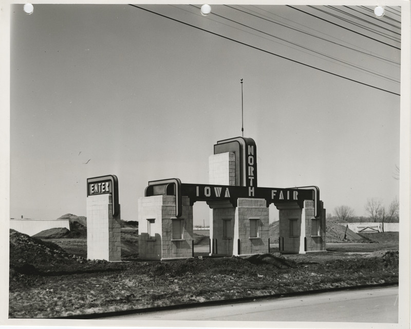 Photograph of the entrance of North Iowa Fairgrounds